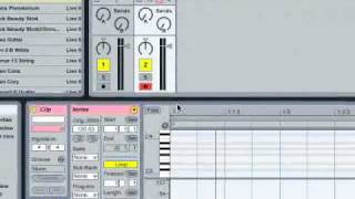 Ableton Live 8 Tutorial 03 (Intro to MIDI and Clips)