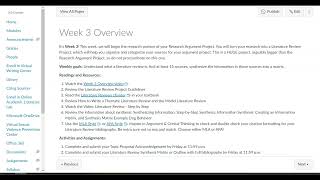 ENG 102 Week 3 Overview