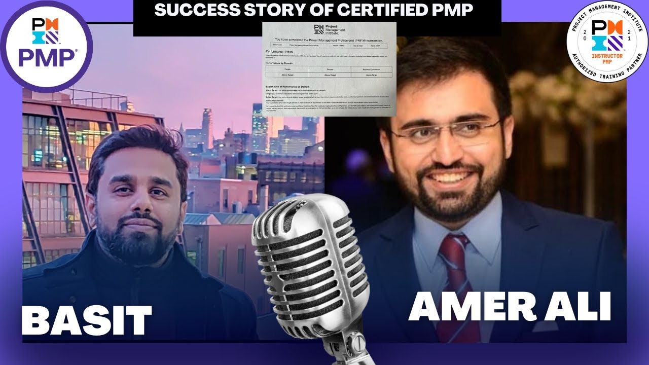 PMP Success Story of Basit from India | How to clear PMP with all above ...