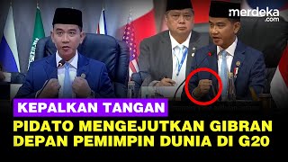 Download Lagu [FULL] Wapres Gibran Kepalkan Tangan, Pidato Mengejutkan Depan Pemimpin Dunia G20 Afsel MP3