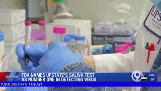 FDA names Upstate's saliva test as number one in detecting virus