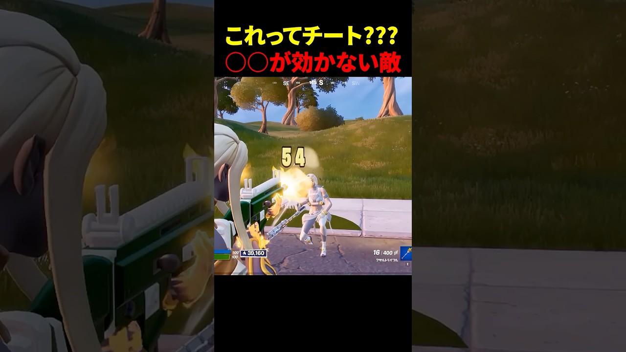 ○○が効かない謎の敵に遭遇 #フォートナイト #fortnite #shots