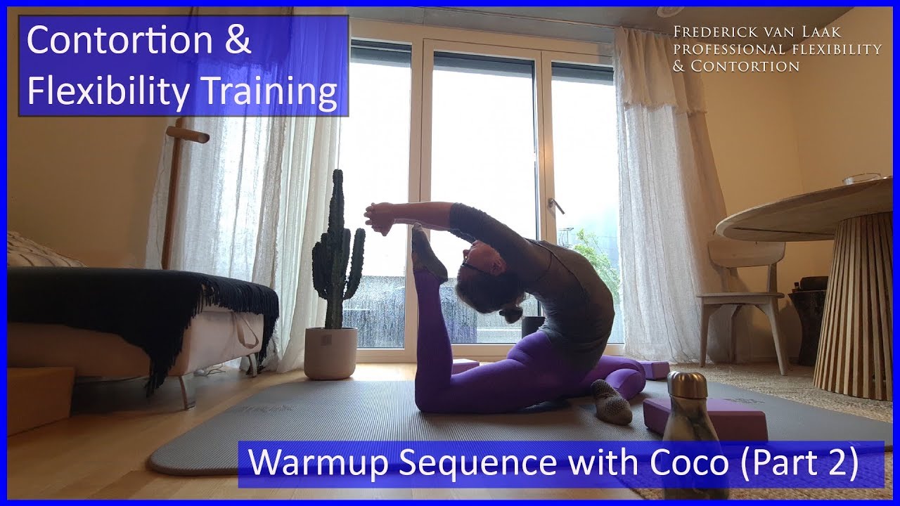 Contortion Training by Flexyart 186: Warmup Coco 2 - Also for Yoga, Poledance, Ballet, Dance