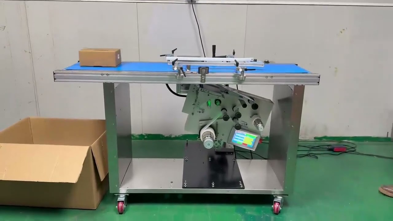 Press on promotional labels, automatic size measurement