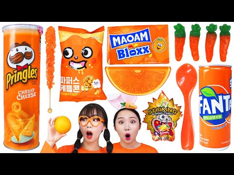 Orange Food 주황색 음식 디저트 먹방 Labeat 랩잇 