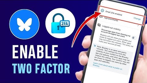 How to Enable Two factor Authentication in Bluesky (2025) || Tech Insights