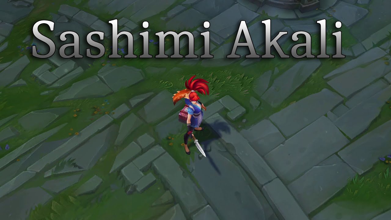 Sashimi Akali 2020 SkinSpotlight - League of Legends - YouTube