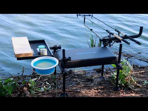 There are plenty of crucian carp in this wild spot, fishing with a productive bottom rig