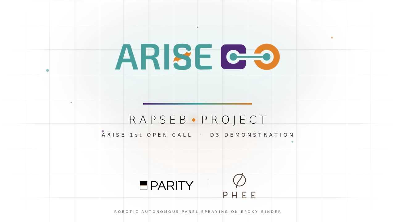 ARISE — RAPSEB: robotic spraying and pressing for biocomposite panels