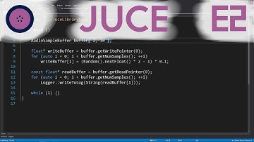 A quick look at the AudioSampleBuffer | JUCE | #002