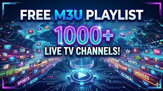 IPTV M3U Playlist India | Mobile &amp; Smart TV Working Method #iptv #jiotv#indialivetv #m3u