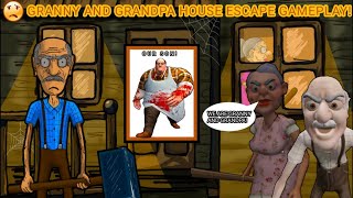 Granny and grandpa house escape full gameplay in tamil/horror/on vtg!