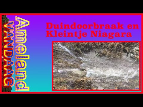 Duindoorbraak Ameland 18-1-2018