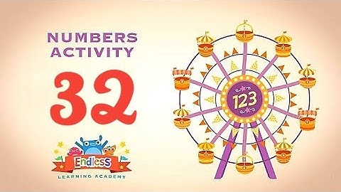 Endless Number Video 32: Fun Math Activities For Kids | Counting