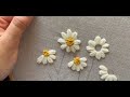 Simple hand flower embroidery design 🌼. #cushion #embroidery #handembroidery #flowers #art