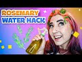 Grow Strong And Healthy Hair With This Rosemary Water Hack