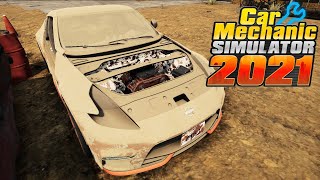 Nissan 370Z Junkyard Rebuild - Car Mechanic Simulator 2021