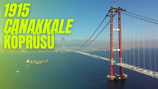 1915 Çanakkale Köprüsü İnşaatin Son Hali̇ Drone İle Havadan Çeki̇m
