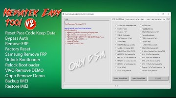 MediaTek EasyTool One Click Unlock Any Phone Screen Lock, FRP Remove 100% Free Working Tool