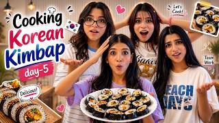 We Made Korean Kimbap 😱 Day 5/100 screenshot 5