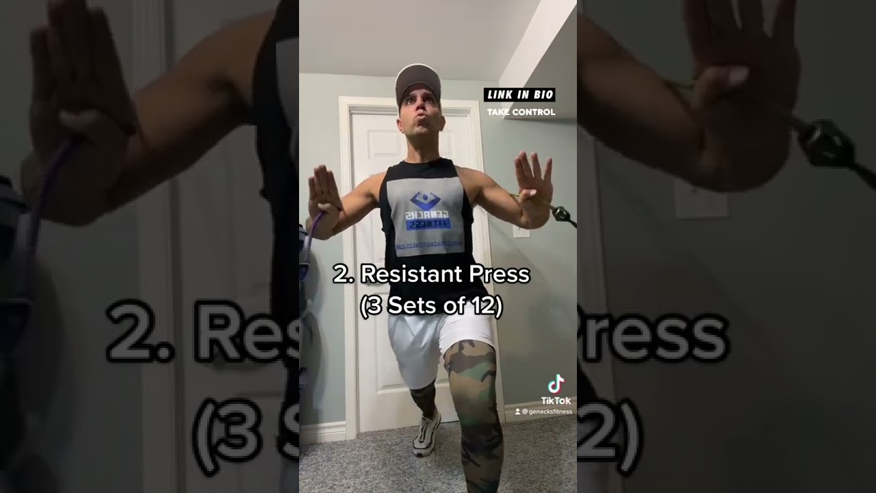 📡3 Great CHEST Exercises with Door-anchor resistant bands, you can complete the exercises anywhere!