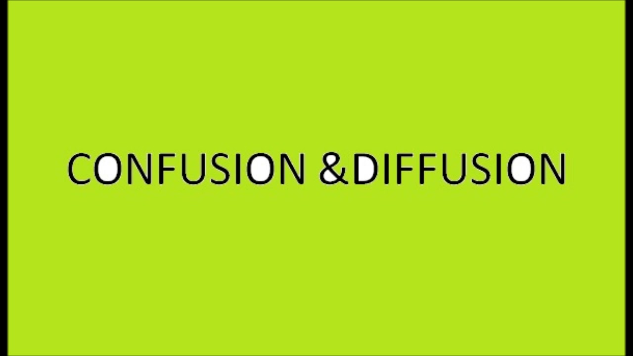 In Cryptography What Is Confusion What Is Diffusion YouTube in-cryptography-what-is-confusion-what-is-diffusion-youtube