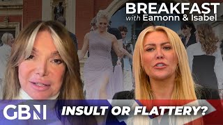 Famous Hannah Waddingham told to 'show some LEG!': HEATED debate erupts over red carpet 'heckling' Wealth