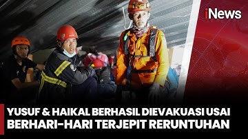 Detik-Detik Evakuasi 2 Santri Selamat Usai 3 Hari Terjepit Reruntuhan | iNews Pagi 2/10