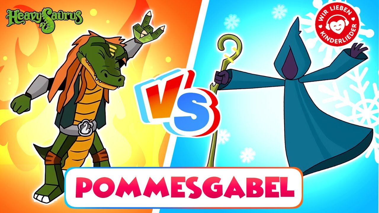 Pommesgabel – Heavysaurus | Dino Kinderlieder für kleine Rockstars! 🤘🦖