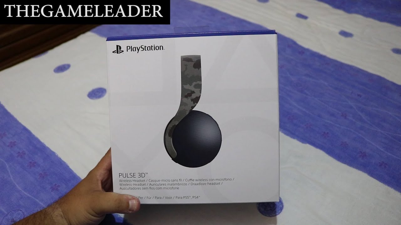 PS5 Pulse 3D [Grey Camouflage] Wireless Headset - Unboxing 