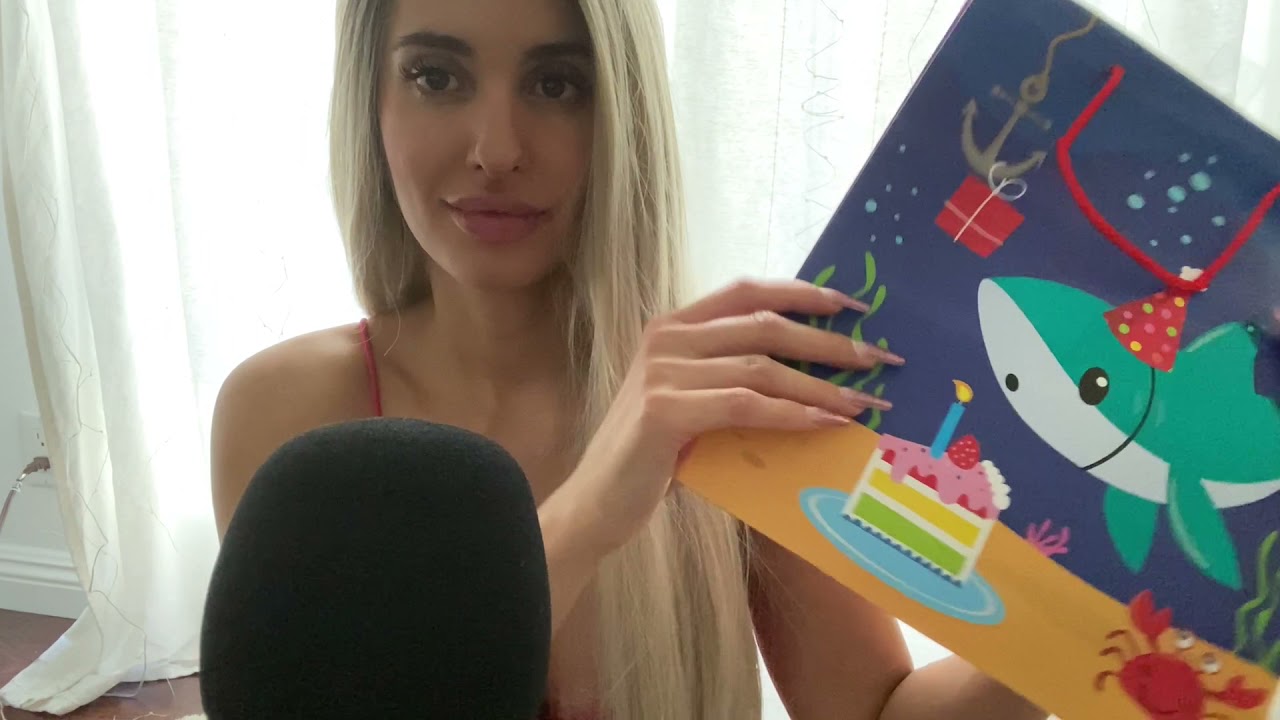 ASMR Random Sounds Haul with Whispering (Binaural)