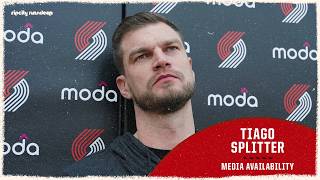 Tiago Splitter Discusses Upcoming Playoff Series Vs Spurs Portland Trail Blazers April 17, 2026
