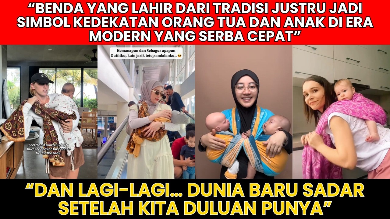 Gendongan Bayi Indonesia Go International! Bule Sampai Belajar Tutorialnya