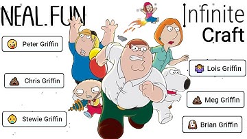 Creating EVERY FAMILY GUY Main Characters in infinite craft [ SPEEDRUN ]