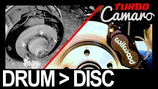 1967 Turbo Camaro  Front Drum to Wilwood Disc Brake Conversion