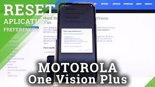How to Reset App Preferences in MOTOROLA One Vision Plus - Restore Default Preferences screenshot 5