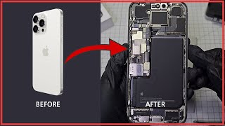 Disassembling - iPhone15 Pro Max Teardown (make iPhone FrameArt)