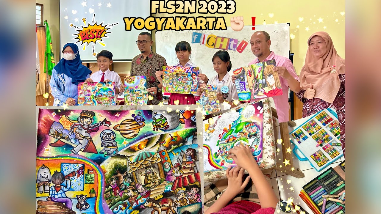 ALHAMDULILLAH ❗️JUARA 1 CERITA BERGAMBAR FLS2N 2023 KEC. JOGJA 😍 GREEBEL-DONG A