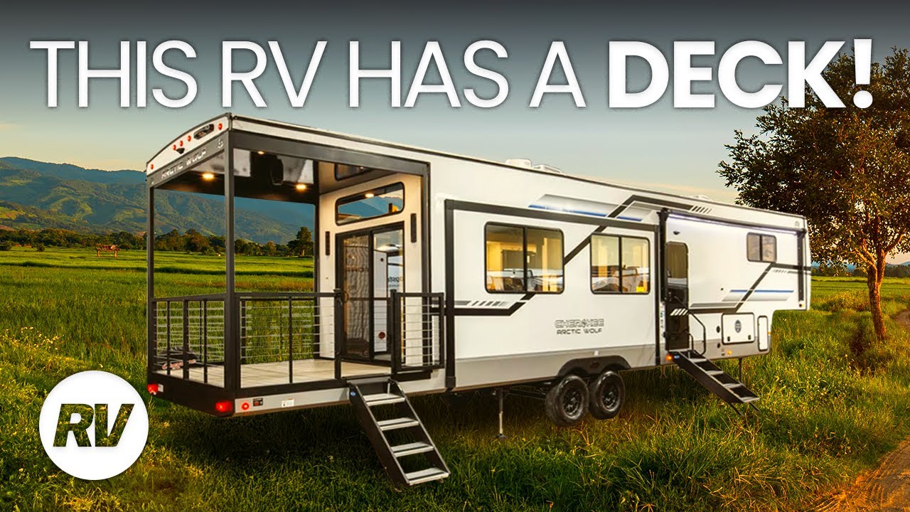 Inside the MASSIVE RV with a deck, the 2025 Arctic Wolf 3800DECK! - YouTube