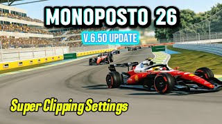 The New Settings For Super Clipping Is Insane 🔥🫡 Monoposto 26 V.6.50 Update