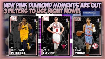 NBA2K19 NEW PINK DIAMOND MOMENTS CARDS - USE THESE 3 FILTERS TODAY TO MAKE MT!!!