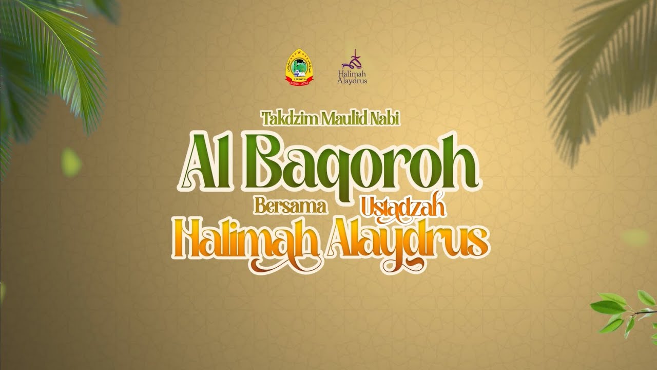 TA'DZIM MAULID NABI MUHAMMAD SAW BERSAMA HUBABAH HALIMAH ALAYDRUS.