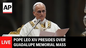LIVE: Guadalupe memorial mass at the Vatican