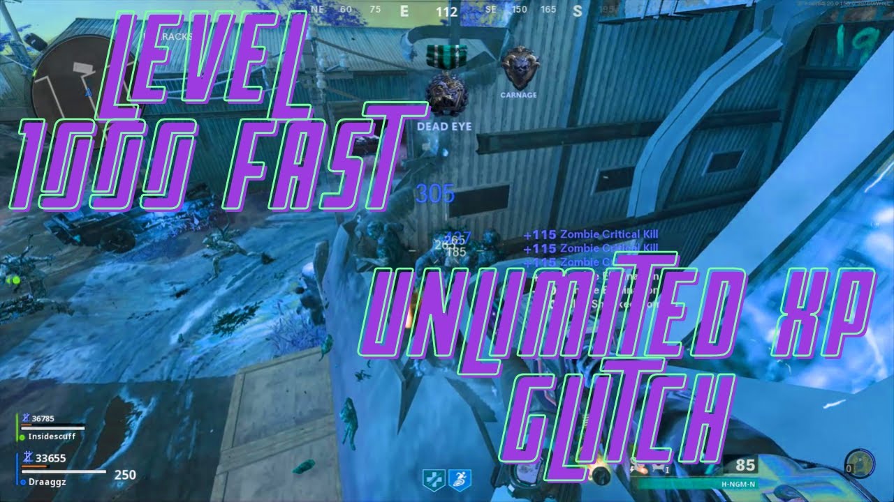 cold war zombies glitch: ALL BEST WORKING ZOMBIES GLITCHES (After patch) (Level 1000 FAST))