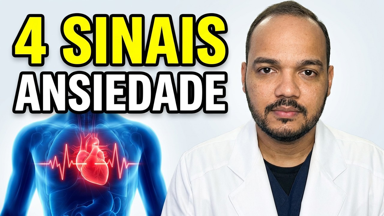 4 SINTOMAS e SINAIS DE ANSIEDADE - YouTube