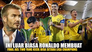 Champion..!! Beckham Says Ronaldo Transformed the Atmosphere of the ACL Final Two to That of the ...