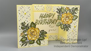 Fully Flowering Ephemera pack Series, card #4, Stampin’ Up!