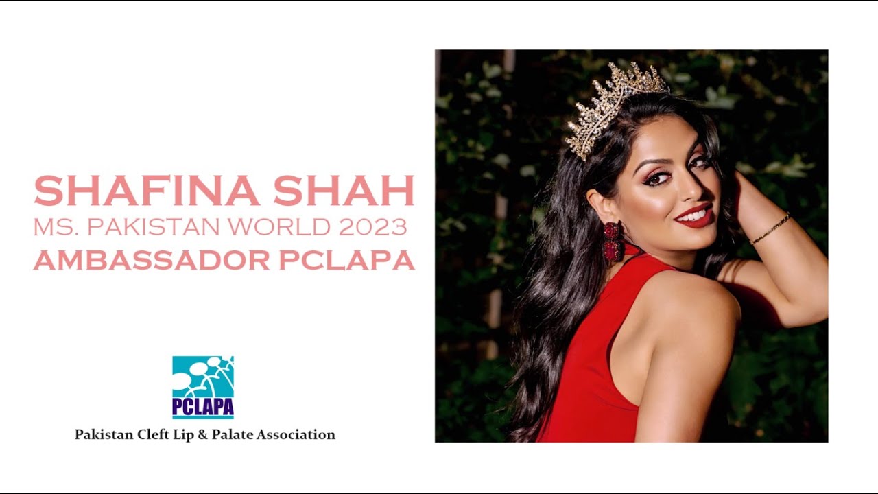 Ms. Pakistan World Shafina Shah Ambassador PCLAPA - YouTube