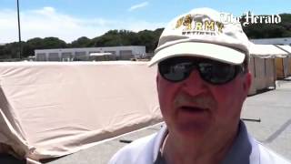 #Veterans Stand Down event #FortOrd: Army Col. Tom Griffin, Vietnam #veteran describes #Vets  event