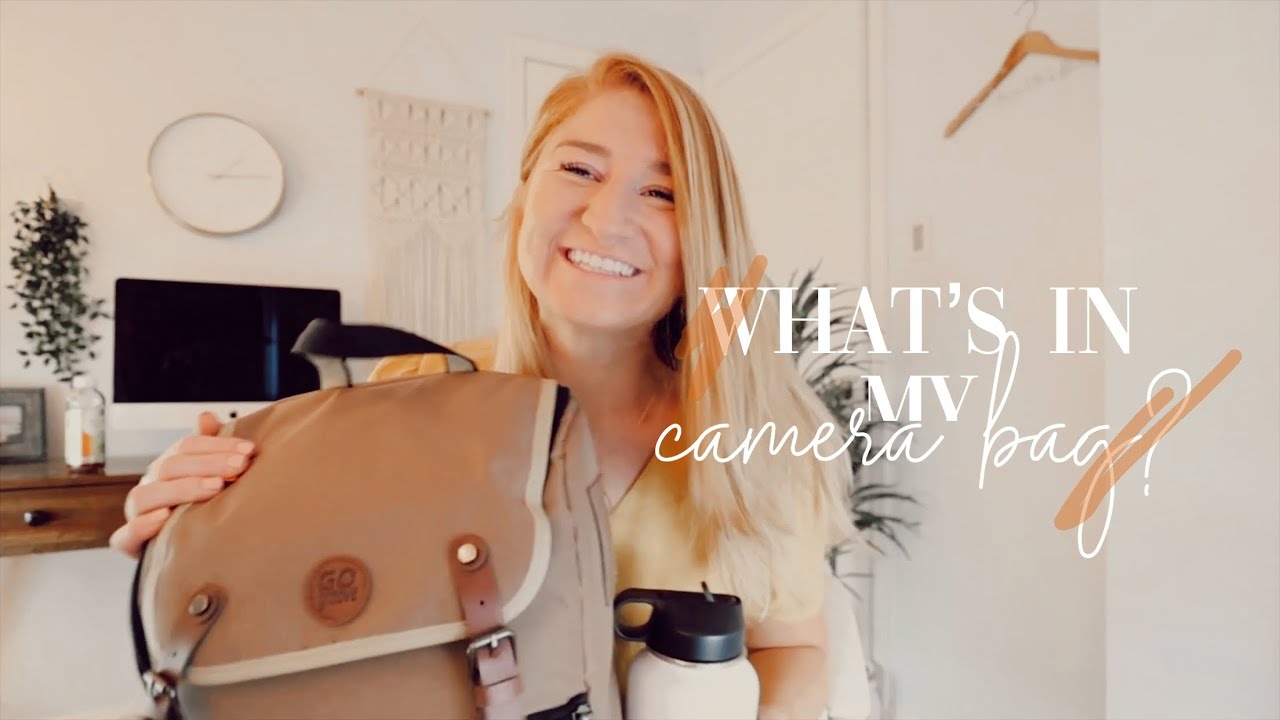 WHAT'S IN MY CAMERA BAG? wedding photographer YouTube